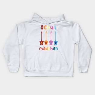 Schulmädchen ABCD Rockstar T shirt Kids Hoodie